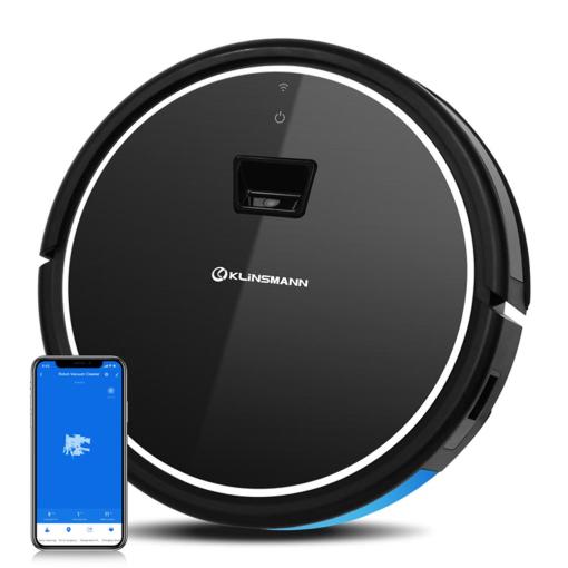 Klinsmann K186 Camera Navigation Wi-Fi Connection Work with Alexa and Google Assistant OEM Robot Vacuum Cleaner