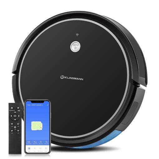 Klinsmann K185 Gyroscope Navi Brushless Motor OTA Technology Auto Recharging Anti-falling Robot Vacuum Cleaner