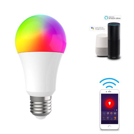 CE ETL LED Lighting Tuya Alexa Google Home 7W E27 E26 B22 LED Wi-Fi Light Bulb Lamp Smart Lighting Lamps LED Bulb Raw Mat