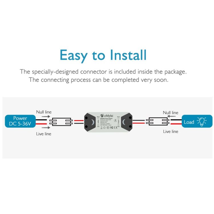 How to Install a Smart Home Light Switch - WiFi smart switch with RF 433Mhz  remote control function 