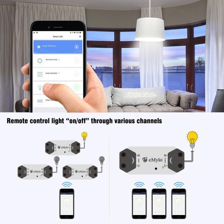 OEM] WiFi + RF433 Smart Switch Wireless Remote Control Light