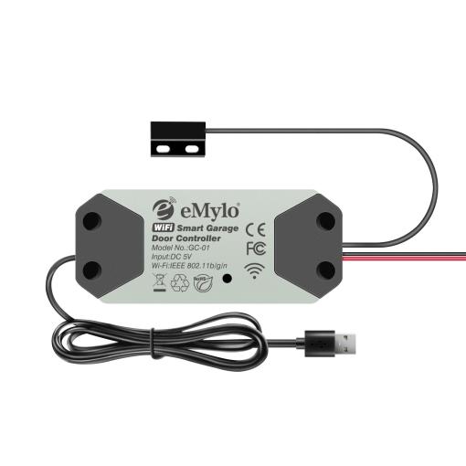 eMylo Smart WIFI Garage Door Opener Universal Garage Door Opener Remote Control Garage Door Controller Support Voice Con