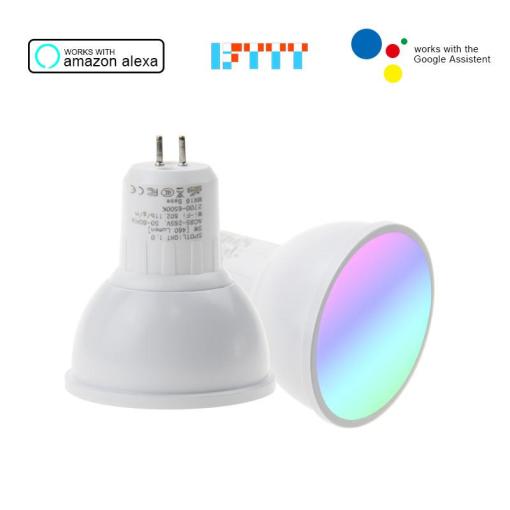 Alexa Google Home Voice Control WiFi Tuya Smart GU10 LED Spotlight Bulb