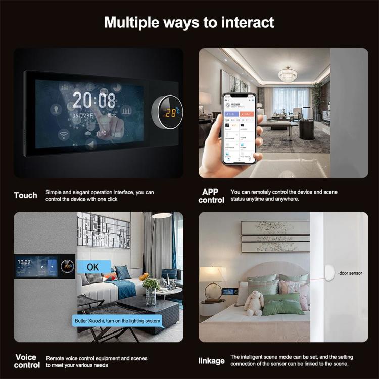 Tuya Smart 4-inch HD LCD Multi-functional Central Control  Panel#moes#centralcontrol#smarthome#tech 