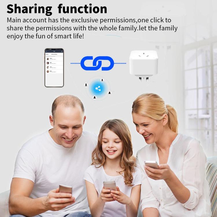 15A AU Smart Wifi Power Plug With Power Monitor Smart Home Timer