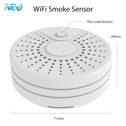 Wi-Fi Home Low-power Fire Detector Smoke Alarm