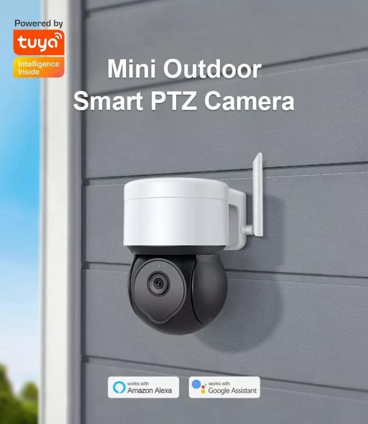 Caméra de sécurité IP WiFi FULL HD 3MP WiFi PTZ 350 ° innovante Tuya