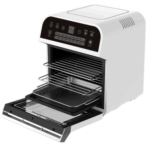 Elite Air Fryer Rotisserie, Dehydrator Pizza Grill, Oven Toaster, 16 Touch Multifunctional Digital Screen