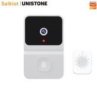 Unistone Video Doorbell Smart Chime Smart Dingdong 0.3MP 2600mAh Battery Dindong 