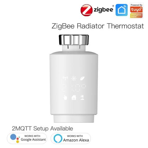 Tuya ZigBee3.0 New Mini Radiator Actuator Valve Smart Programmable Thermostat Temperature 