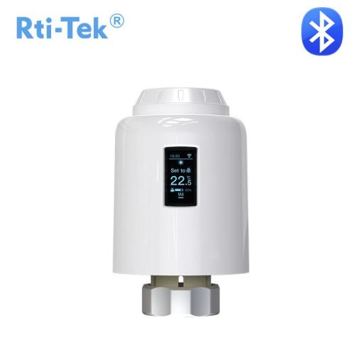 BLE eTRV Thermostatic Radiator Valve OLED Screen Bluetooth