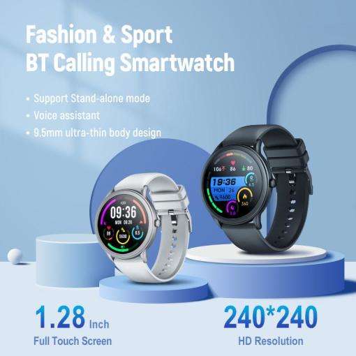 BT phone call with alexa built-in smart watch support Tuya IoT No App Connection Required of Independent use smart watch