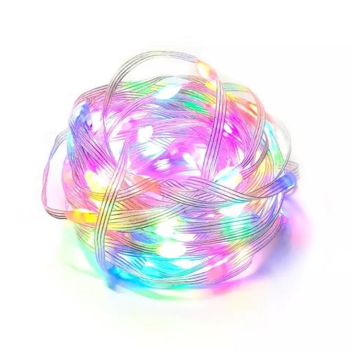 Tuya Mini Rgb Color Changing Decorative Christmas Party Patio Fairy Wedding Lights Waterproof Room Led String Light