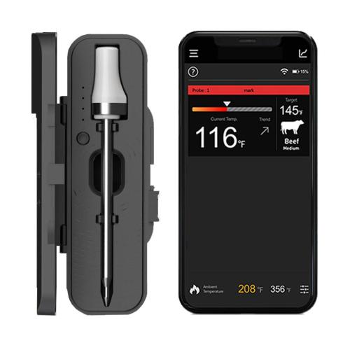Newest Remote Household Kitchen Cooking Food Wireless BBQ Thermometer With Ultra-Thin Probe For Smoker Baking Oven Rotis