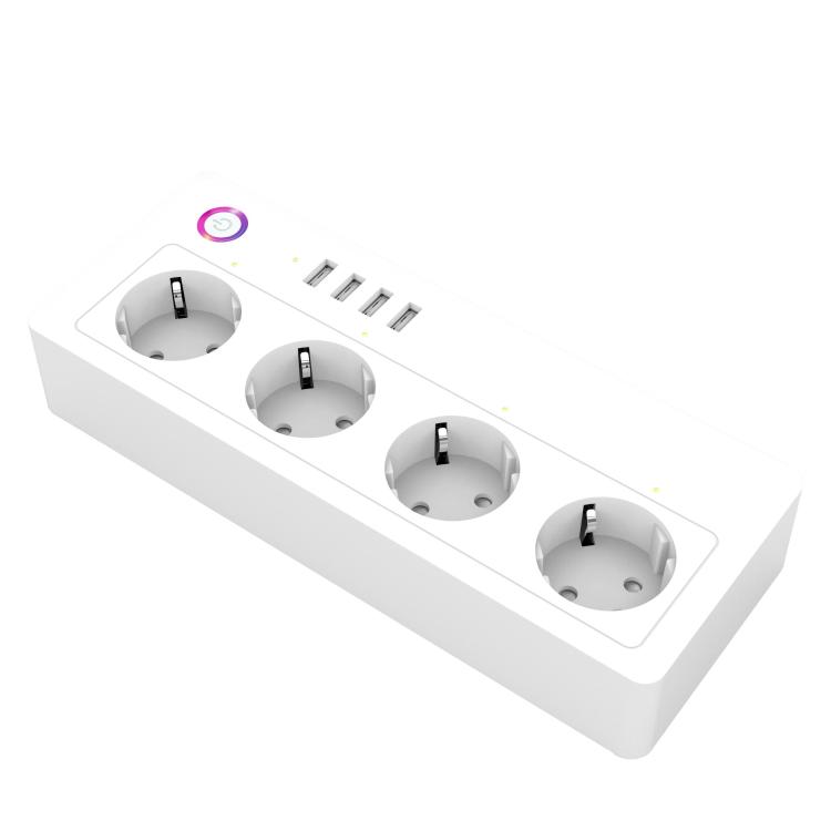 4X Tuya WiFi Smart US Plug Switch Socket Outlet Remote Control for