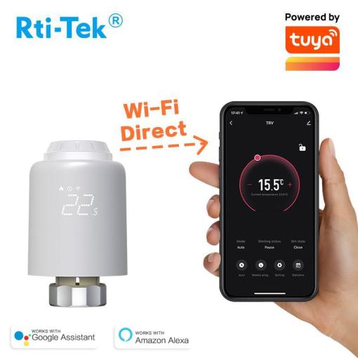 WiFi eTRV WiFi Direct Connection Rotatable LED Screen