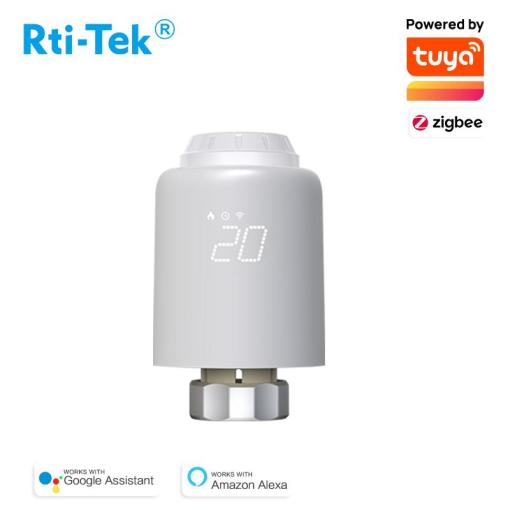 ZigBee eTRV Thermostatic Radiator Valve TRV LED Screen