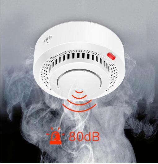 Smart Wifi Thermometer Hygrometer Smoke Detector Fire Alarm, Intelligent  Temperature And Humidity Detection Household Small Fire Alarm - Temu