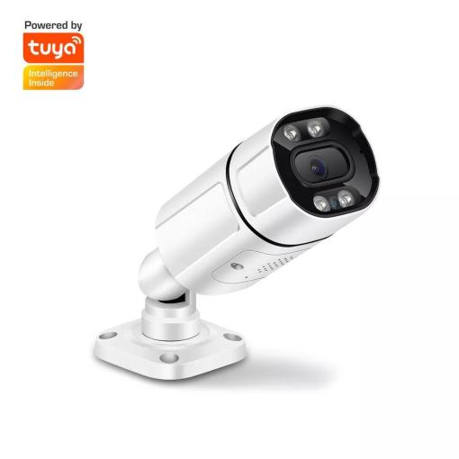 Tuya Smart IP Camera 5MP WIFI POE ONVIF Outdoor Waterproof Bullet Surveillance Camera  Home Security CCTV IP Camera