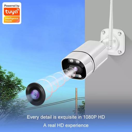 Tuya Smart IP Camera 5MP WIFI ONVIF Outdoor Waterproof Bullet Surveillance Camera  Home Security CCTV IP Camera