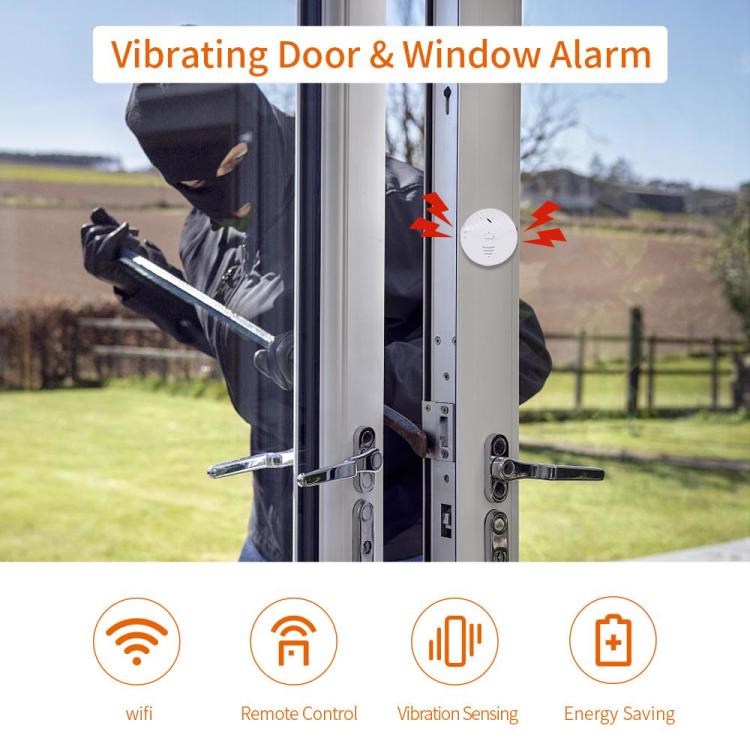 HERCHR Türgriff-Alarm, 120dB Türsensor Door, Window Sensor
