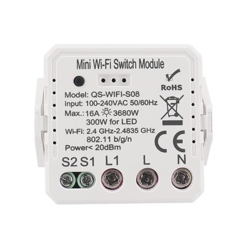 16A mini WiFi+BLE switch module