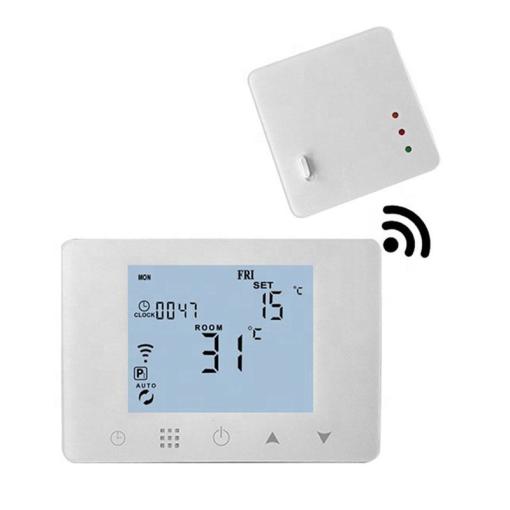 Thermostat de chauffage sans fil Tuya Smart Home avec batterie, régulateur  de température, bomicrophone à gaz, Wi-Fi, Alexa, Google Home, Smart Life