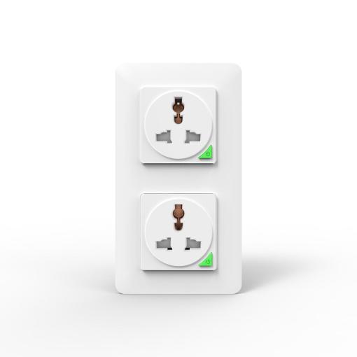 WiFi Universal Wall Socket-Double Standard Electrical Sockets Russia Spain Plug Smart Life With Alex Google Home