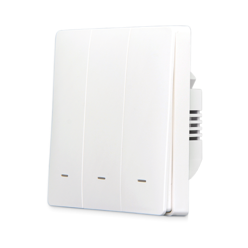 WiFi Push Button Light Switch without Neutral 3Gang with Amazon alexa and Google home