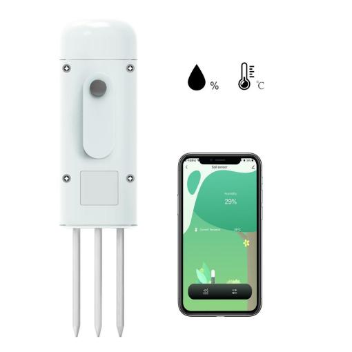 zigbee moisture temperature detector tuya wireless smart soil temperature humidity sensor tester