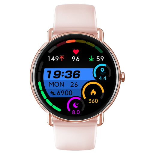 1.43 Inch Amoled Full Touch Round Smartwatch BLE Calling 24 Hour Health Sports Monitoring Smart Watch