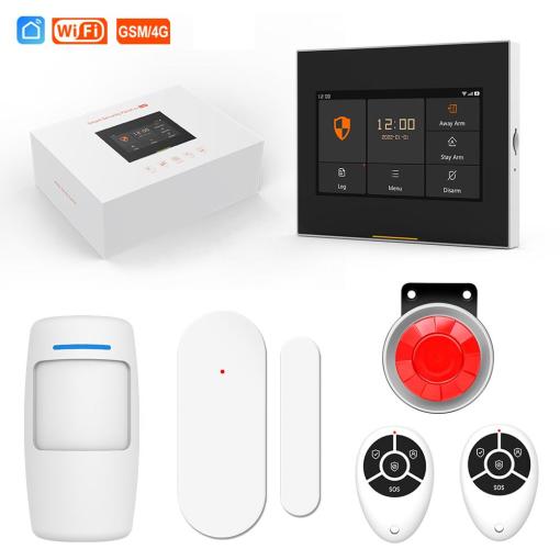 Staniot 433MHz Wireless GSM/4G Smart Home Security Alarm System Kit Support OTA Upgrape