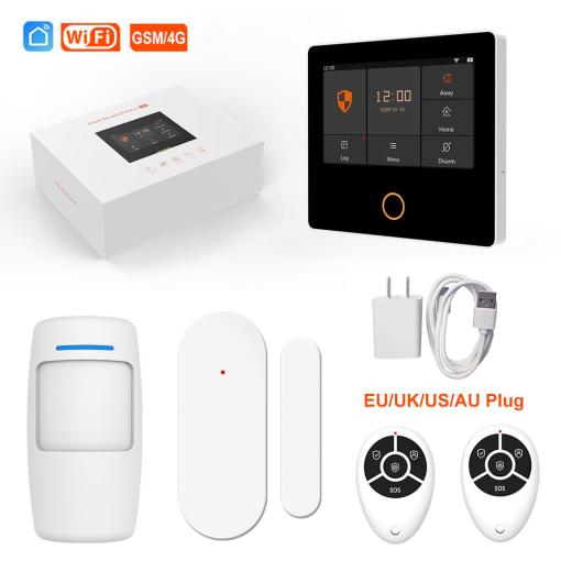 Staniot 433MHz GSM/4G Wireless Smart Home Security Alarm System Kit 