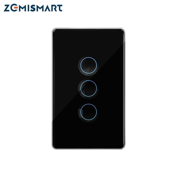 Zemismart Lichtschalter Touchscreen Zigbee Tuya HomeKit
