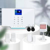 Wireless WIFI GSM Home Security Alarm System For Tuya Smart Life APP With Motion Sensor Compatible With Alexa & Google