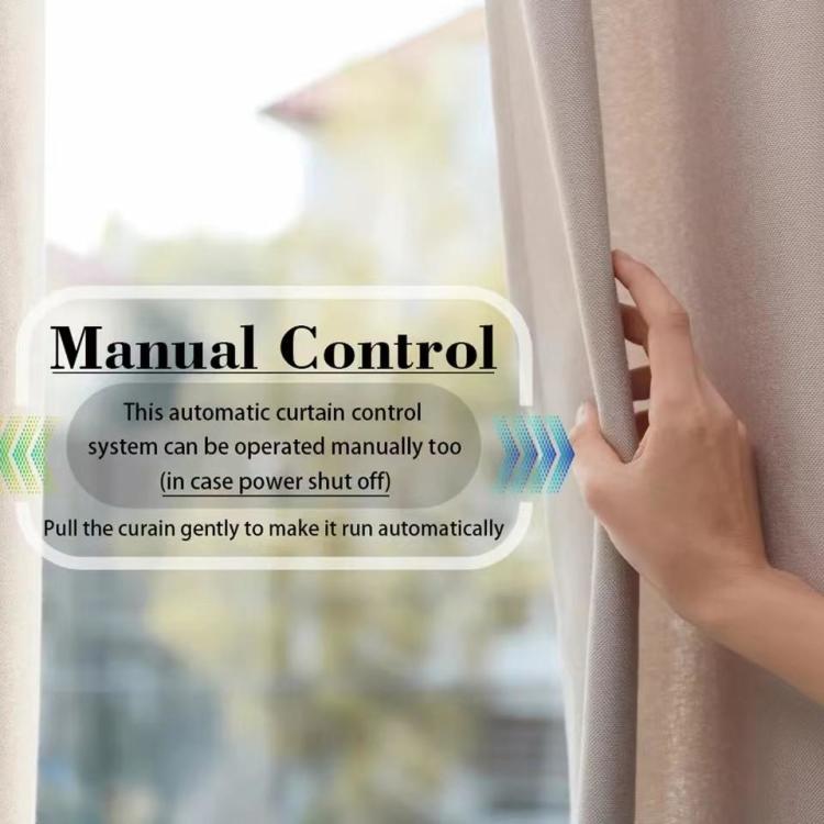 Smart Automatic Rail Motorized Curtain Opener Zigbee Curtain Motor