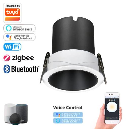 7W CCT Dimmable Smart Spotlight Zigbee 