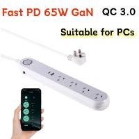 Smart Plug Power Strip PD65W power strip AUS Individually Controlled Smart Outlets and 3 USB Ports