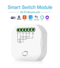 Tawoia Mini Smart Switch 10A Wi-Fi Wireless Breaker Module DIY One Way Control Lights Switches Support Alexa Google Home