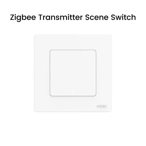 Moes Star Ring Smart ZigBee3.0 Push Button Scene Switch 1 Gang Free Sticker Wireless Light Touch Dimmer Battery Powered