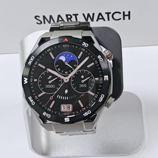 1.46" 360*360 HD large screen V67 full plastic BT call smartwatch support standalone mode round smartwatch