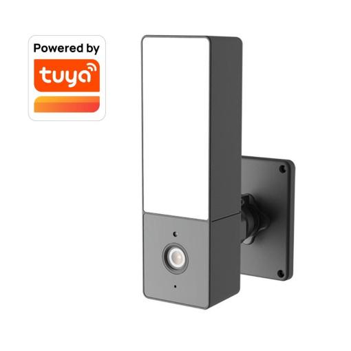 3MP Wi-Fi IP Camera waterproof solar powered security floodlight Camera with display racks