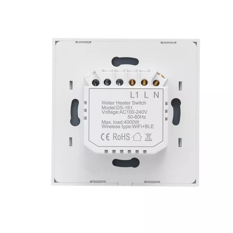DALX Tuya WiFi Smart Plug Wireless Bluetooth-compatible Dual Modes Socket  for Water Heater 20A Fireproof Power Outlet EU Plug 