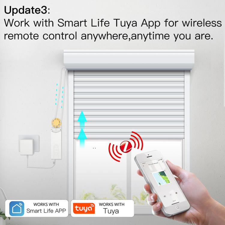 Tuya Smart WiFi and Bluetooth Switch for Shutter Management