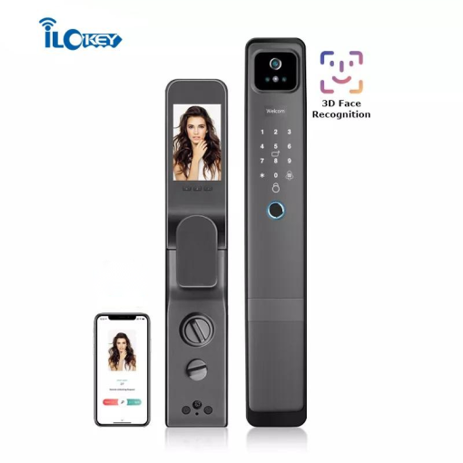 iLockey Lock Wireless Automatic Wifi 3D Face ID Lock with Camera