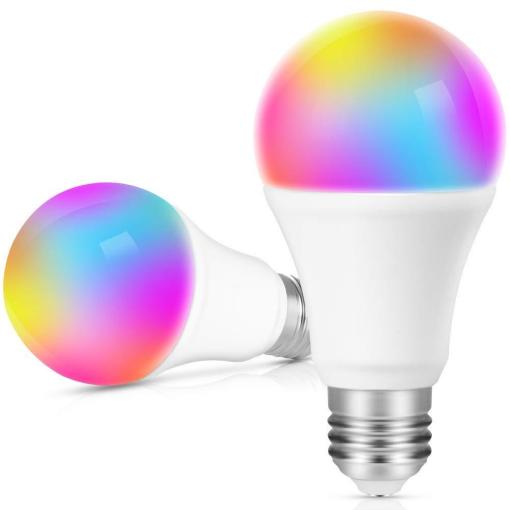 Tuya Smart RGB+CCT Bulb E27 RGB Multicolor 9W Super Energy Saving Led Lighting Decorative Alexa Google Voice Control