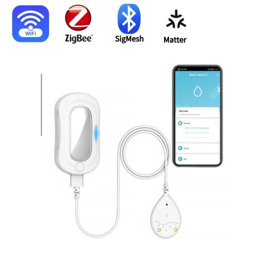 Sigmesh water leakage sensor, Zigbee wifi matter available,