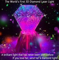 3D Magic Diamond Laser Light