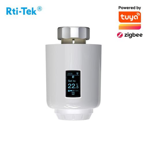 ZigBee eTRV Thermostatic Radiator Valve TRV OLED Screen