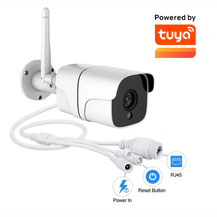 5MP Tuya Smart Life Wireless IP Security Camera Two Way Audio Outdoor  Street Wifi CCTV Bullet Camera Video Surveillance System - AliExpress